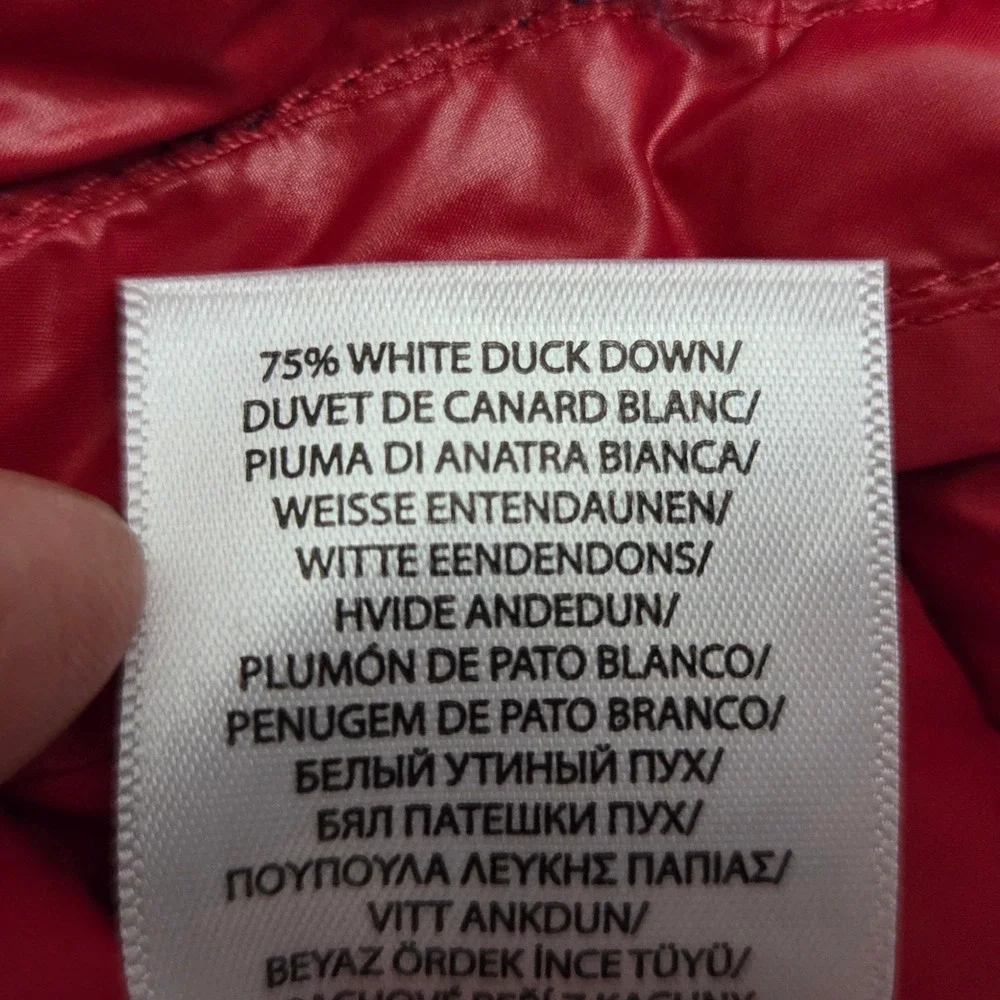 Ralph Lauren Toddler Navy Blue Down Puffer Jacket Packable Red Pony Logo